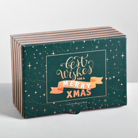 Folding box “Best wishes”, 22 x 15 x 10 cm, New Year