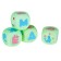 A set of rubber cubes "Fun ABC", 18 pieces