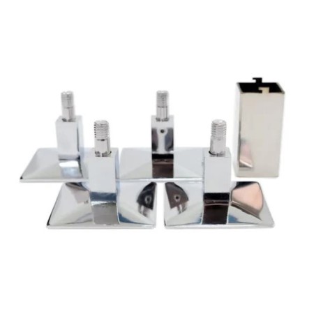 The electric heated towel -sprayer "Sanprise" Quadro P8, 500x800 mm, left/right, chrome-2