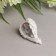 Polystone souvenir "angelic dreams" in a wreath of roses, mix, 6.5x3x4 cm
