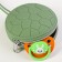 A container for storing and sterilizing the nipples and dummies, silicone, green color