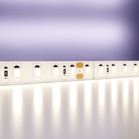LED tape Maytoni, 24V, IP20, 2835, 9.6W/m, 4000k, 5 m, monochrome glow