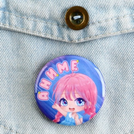 Anime icon, d = 38 mm-4
