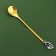 A spoon with the acrylic suspension "Let a fairy tale into your life", 14.8 x 2.7 cm