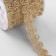 Braid decorative canvas “thin wave”, 12 mm, 10 ± 0.5 m, beige color
