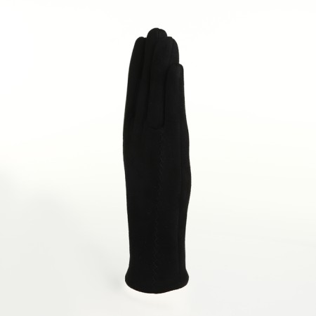 Gloves are female, dimensionless, without insulation, black color-1