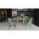 Dining table "Morgan", 900 × 900 × 756 mm, the color of the oak -armed