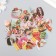 Stickers for creativity "Light dessert" PVS set of 50 pcs 3x2 cm