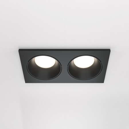 The built-in lamp Technical DL033-2-02B, 2x50W, 17x9x3.6 cm, GU10, black color-3