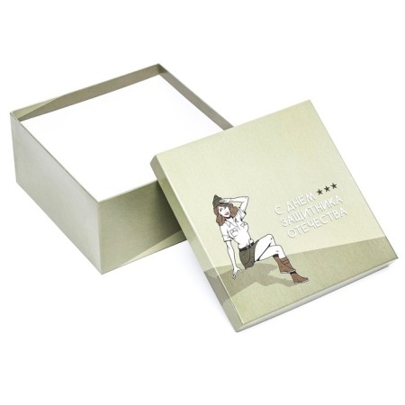 A set of boxes 5 in 1 "February 23", 25.5 x 25.5 x 13 - 18 x 18 x 9 cm-6