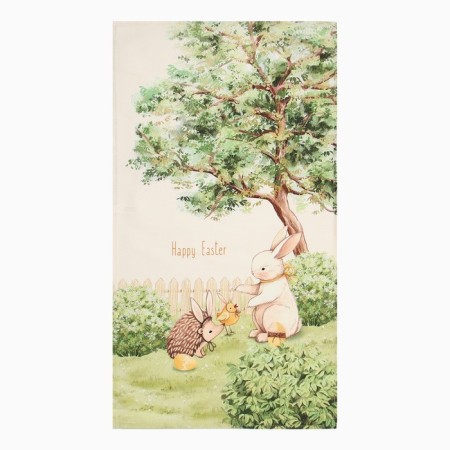 Kuzh. Ethel towel "Hedgehog with Zaychik" 40x70 cm, 100% HL, 190g/m2-1