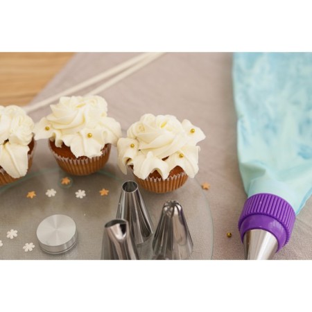 Confectionery set, 8 objects: bag, adapter, 6 nozzles d = 3 cm-12