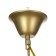 Chandelier 1091/3GD 40W E27 gold 60x60x38-78 cm