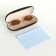 Case for glasses on a cracker, black color