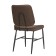 Maril chair, 470 × 580 × 855 mm, eco-leather, dark brown color