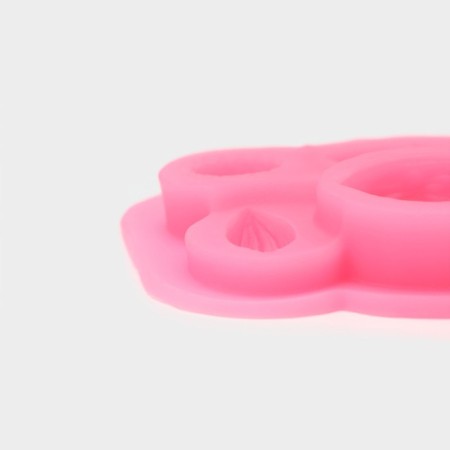Silicone Mold "Nuts", 9 × 6.5 × 1.5 cm, color mix-4