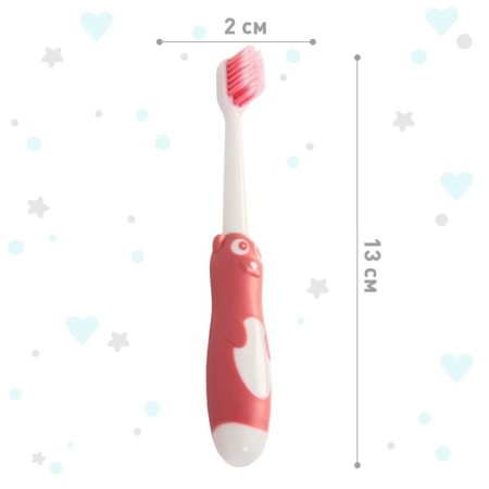 Children's toothbrush, nylon, mix for girls-2