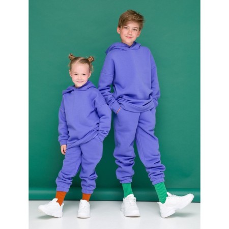Children's sweatshirt, height 110 cm, purple color-1