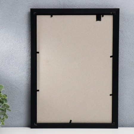 Photo frame plastic 21x30 cm black (289)-2