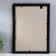 Photo frame plastic 21x30 cm black (289)