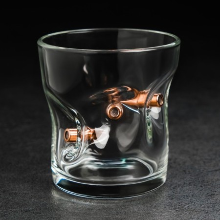The glass "impenetrable", 3 bullets, for whiskey, 250 ml-4