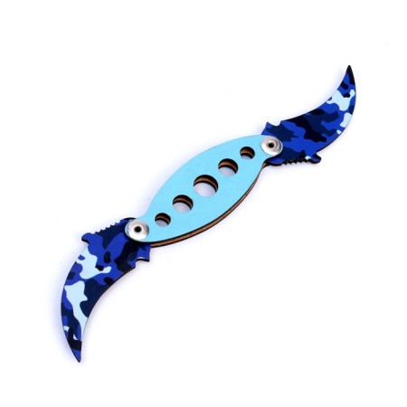 Knife with two blades, folding-4