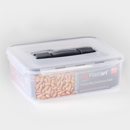 A set of containers rectangular, 6 pcs: 5.5 l, 1.4 l, 0.8 l, 0.7 l, 0.7 l, 0.4 liters-9