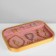 Decoration stand, 1 strip, 1 place, 35 × 24 × 3 pink color