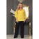 Female jumper, size 56, yellow color