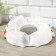 Menzhitsa ceramic 4 sections "Estet", 34 × 30 × 5 cm, saucer