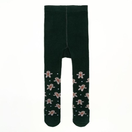 New Year. Pantyhose crumb I "gingerbread", green, height 62-68 cm-1