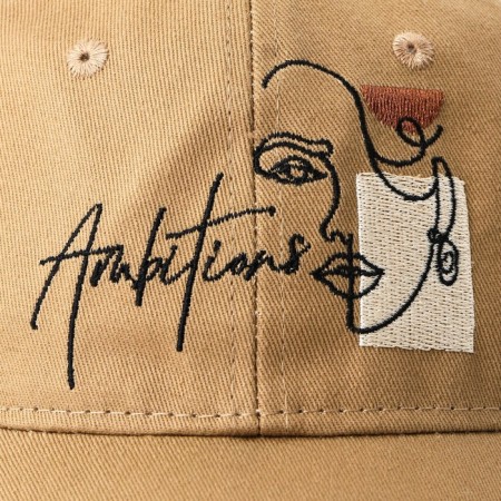 Women's cap ambitious, beige color, rr 56-2