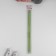 Knitting needles, straight lines, d = 6 mm, 35 cm, 2 pcs, green color