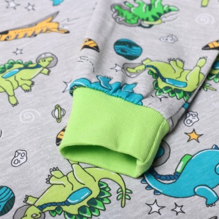 Pajamas for the boy "Elf", gray color, height 104 cm-5