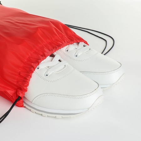 Back for shoes on the lace, textura, red color-3