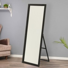 Black floor mirror, 160x60x5 cm