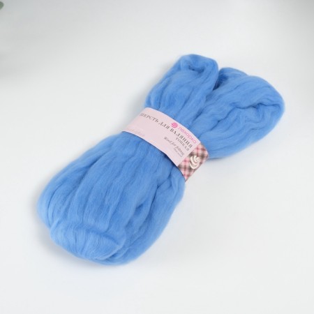 Fasting wool 100% thin wool 50g (15-t. Blue)-1