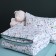 Kid kit: blanket 160x220 cm, sheet 90x190 cm, pillowcase 50x70 cm