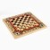 Board game 3 in 1 "Status": chess, checkers, backgammon, board wood 50 x 50 cm
