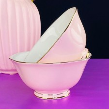 Set of salad bowls Lenardi Pink, Porcelain, D = 13 cm, 2 pcs