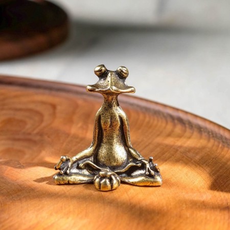 Bowl stand "Frog in the pose of lotus"-1