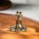 Bowl stand "Frog in the pose of lotus"