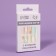Follow nails "Abstraction", 12 pcs, with adhesive plates, ballerina form, multi -colored