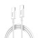 Cable Hoco X23, Type-C-Type-C, 3 A, 1 m, tPE braid, white