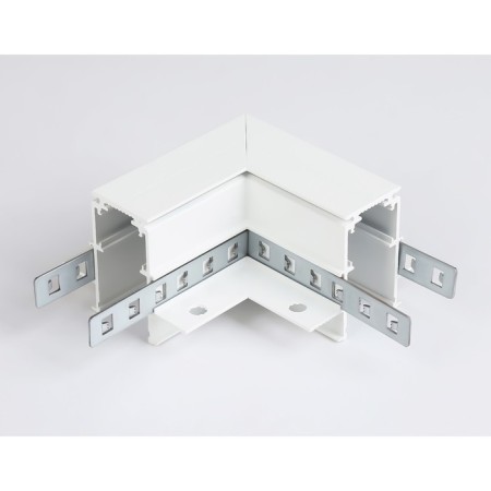 Ambrella connector angular for the built -in tire pipeline Magnetic GL3352 WH, white-2
