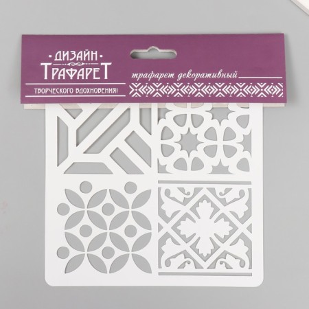 Tile stencil 15x15 cm-2
