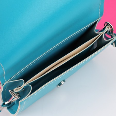 Gift set for the girl "Best Friend", a bag with hairpins, blue-8