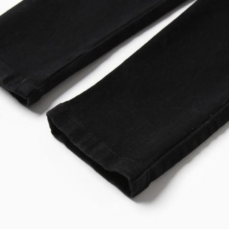 Jeans for a boy, black color, height 122 cm-3
