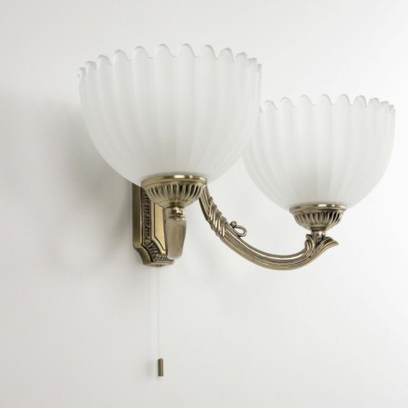 Sconces Citilux "Seville" CL414323, 39x16.5 cm, 2x75W, E27, brown color-5