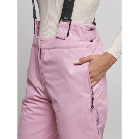 Semi -combinezone ski insulated female winter, size 42, pink color-12